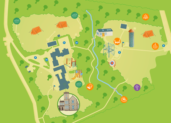 Facilities map